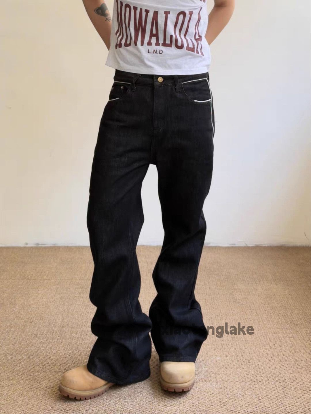 Jean xz asaprocky travisscott style punk grunge denim jeans Size US 30 / EU 46 - 4 Thumbnail