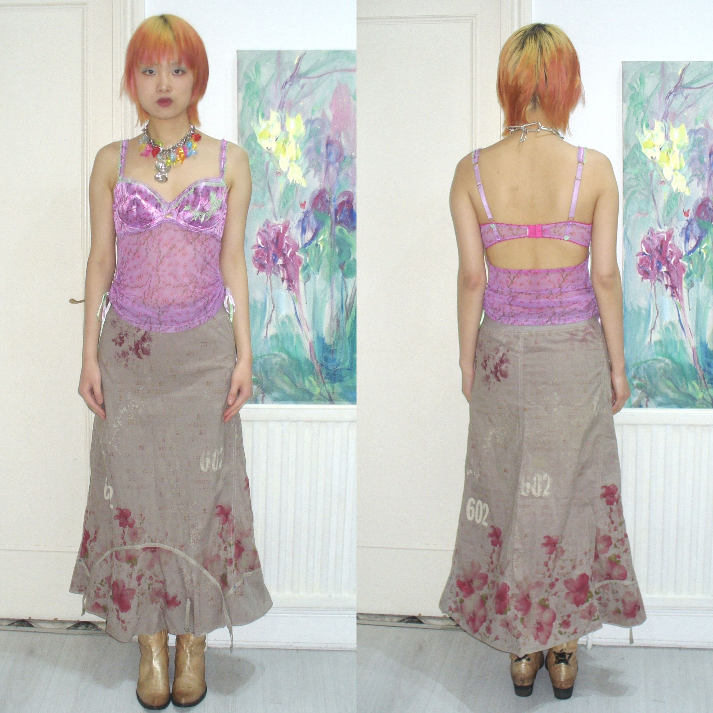 Cop Copine Cop Copine maxi skirt 2000s Size 26" / US 2 / IT 38 - 3 Thumbnail