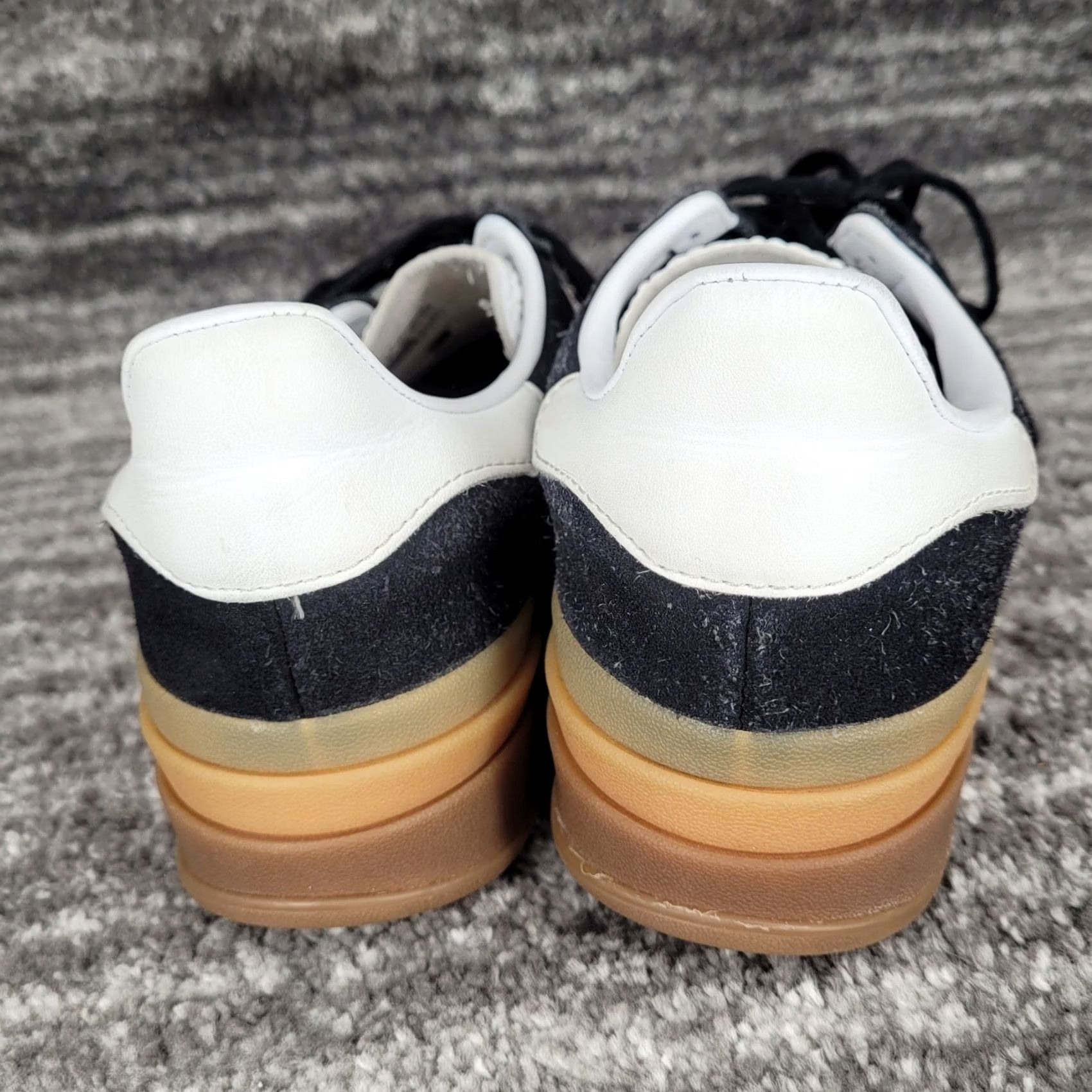 Adidas Adidas Gazelle Bold Mens Sneakers Black White Gum Sole Size 10 Sneaker Casual Clubwear Retro Size US 9 / EU 42 - 4 Thumbnail