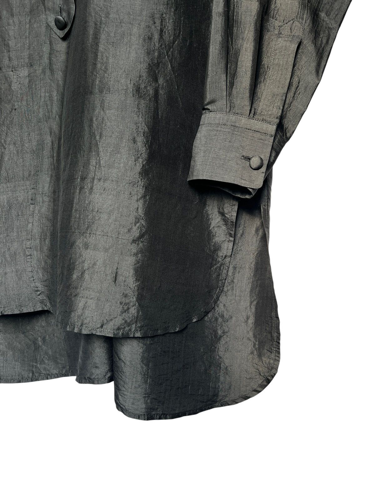 Issey Miyake Vintage Issey Miyake Shanghai Silk Button Shirt Size US L / EU 52-54 / 3 - 4 Thumbnail