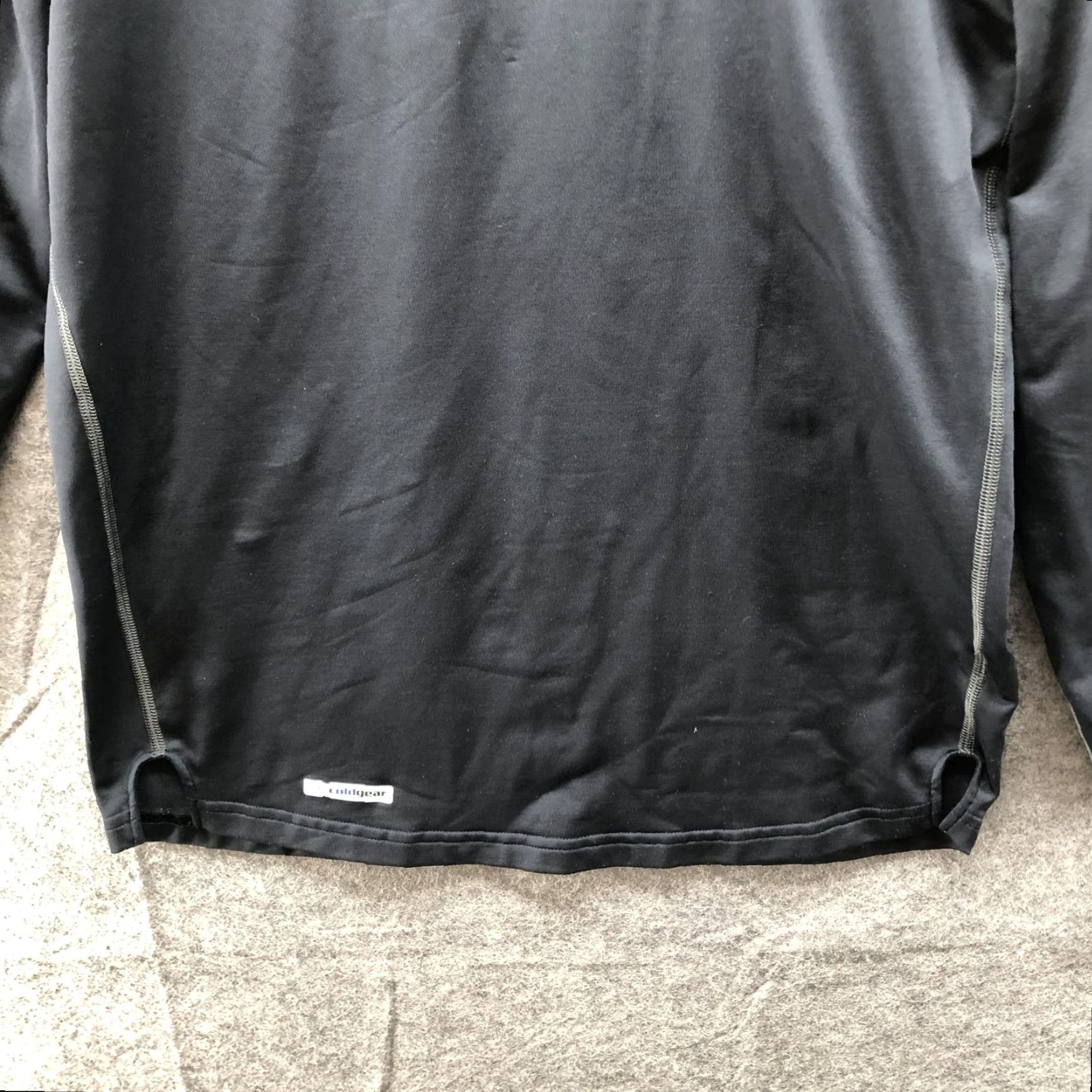 Under Armour Under Armour HeatGear Fitted Long Sleeve Baselayer T Shirt Mens M Black Size US M / EU 48-50 / 2 - 4 Thumbnail