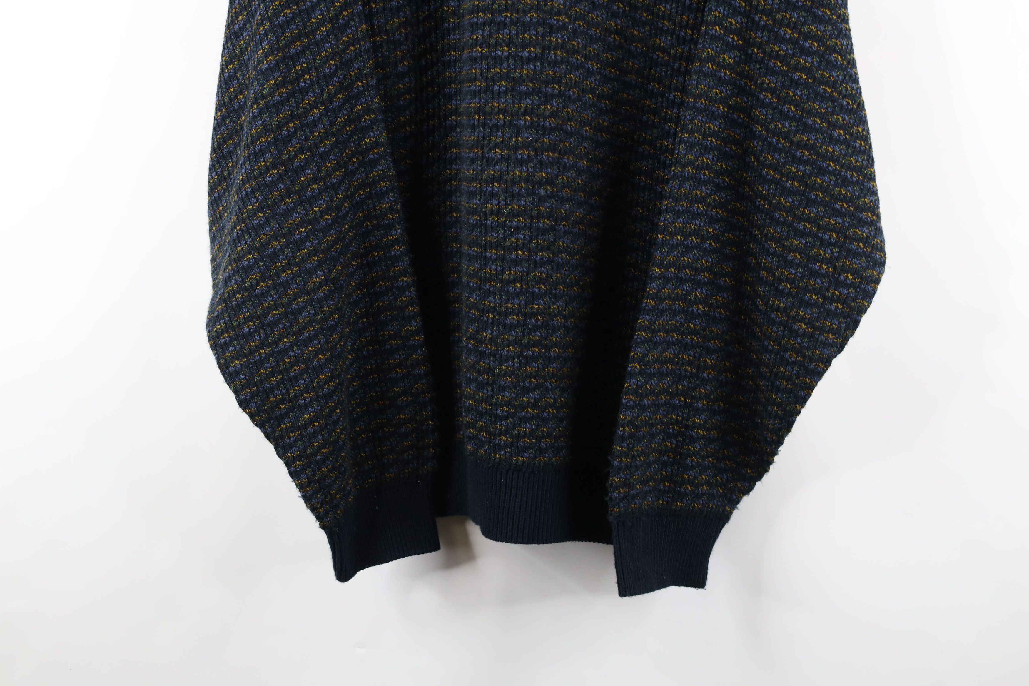 Vintage Vintage 90s Coogi Style Striped Knit Collared Sweater Size US XL / EU 56 / 4 - 3 Thumbnail