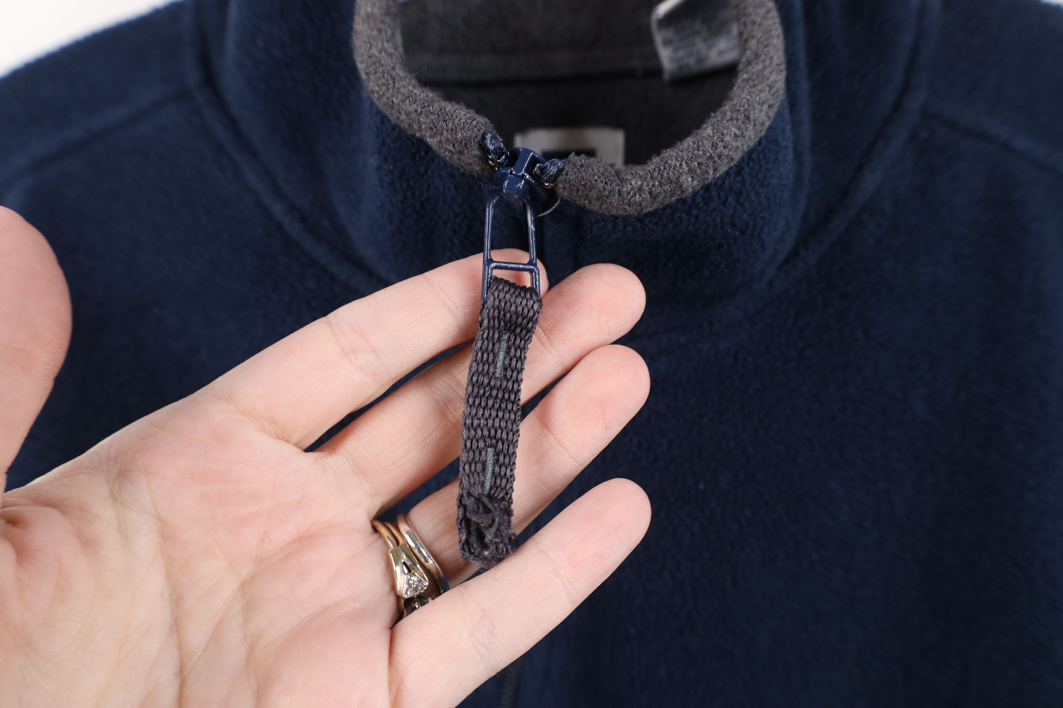 Gap Vintage 90s Y2K Gap Half Zip Fleece Pullover Sweater Blue Size US L / EU 52-54 / 3 - 6 Thumbnail