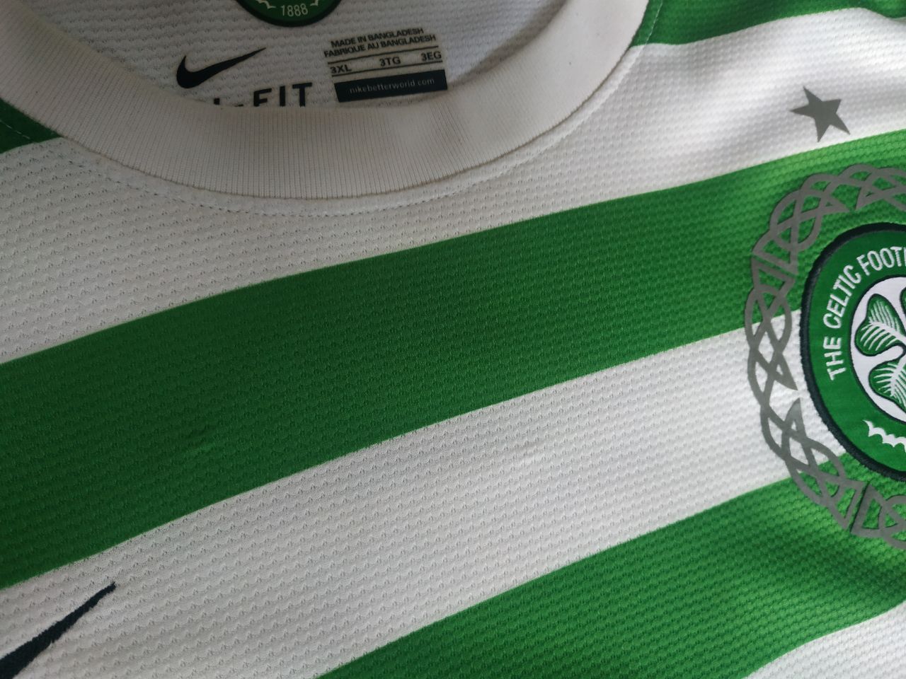 Nike Nike 2012 Celtic FC 125th Anniversary Home Jersey RARE 3XL Size US XXL / EU 58 / 5 - 7 Thumbnail
