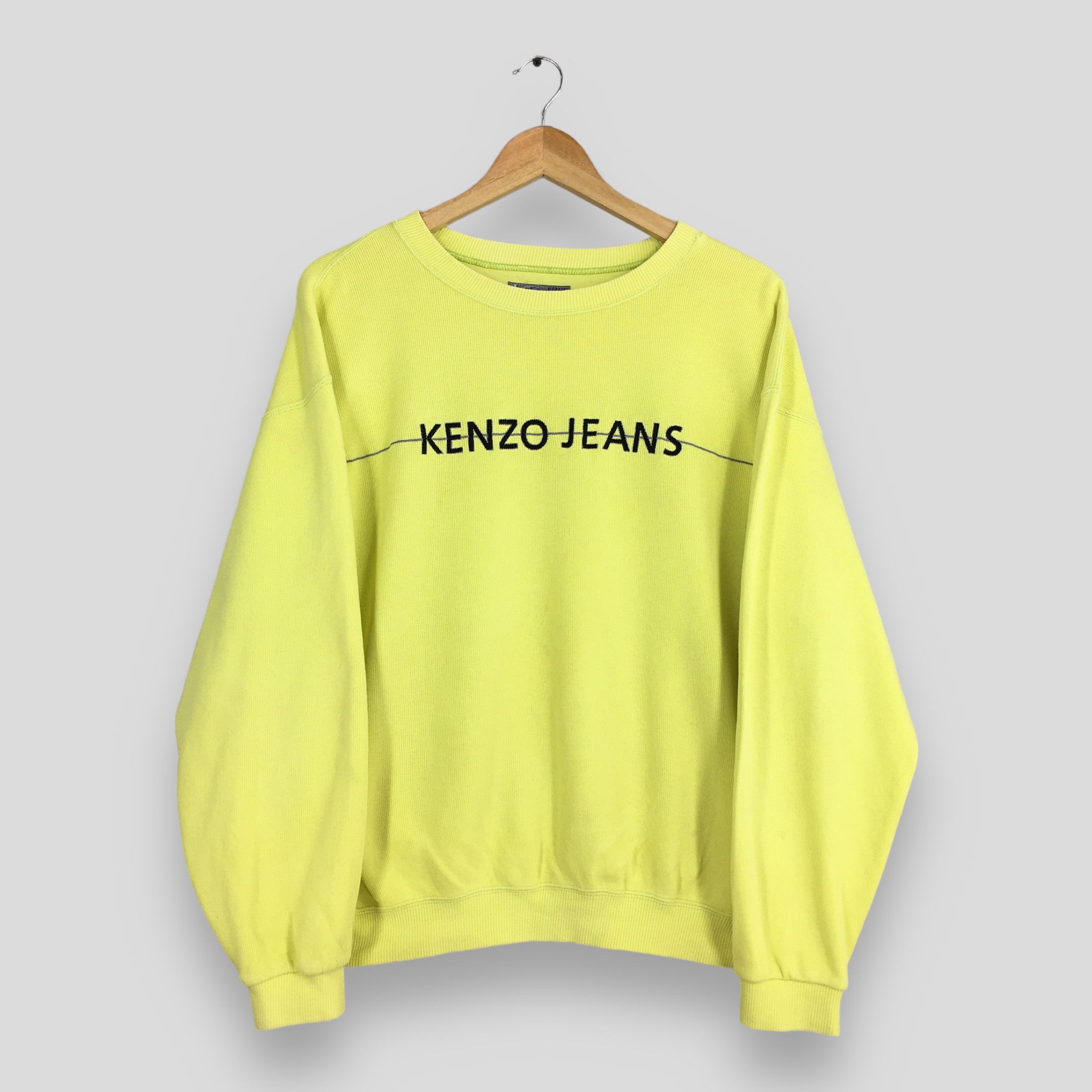 Kenzo Vintage Kenzo Jeans Embroidery Logo Sweatshirt Large Size US L / EU 52-54 / 3 - 1 Thumbnail
