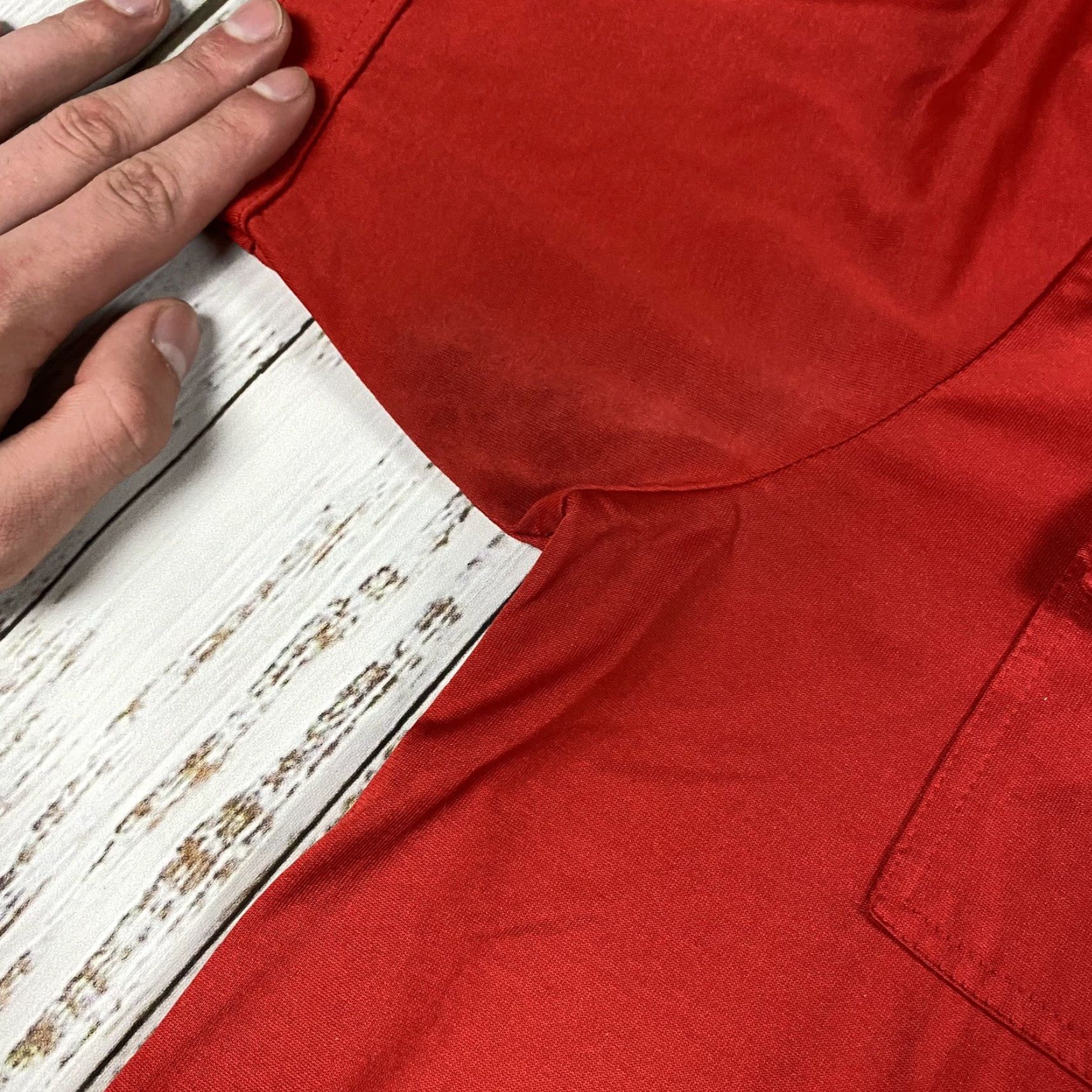 Vintage VTG 70S 80S HARBOR TOWN MENS PILOTS NAUTICAL POLO SHIRT RED BEACH SAILING SZ L Size US L / EU 52-54 / 3 - 4 Thumbnail