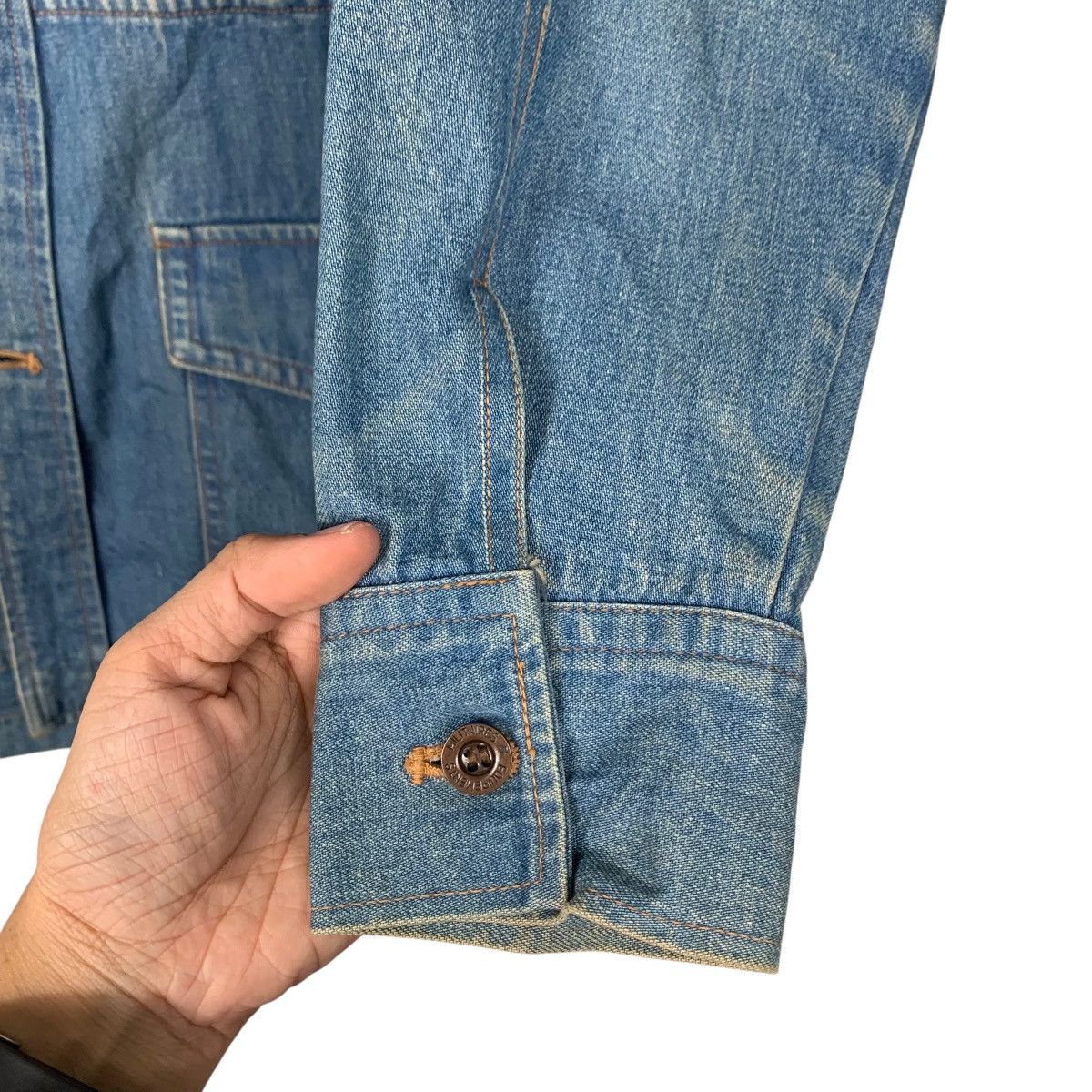 Vintage JACK SERIKA For Men Four Pocket Denim Jacket #1845-C80 Size US S / EU 44-46 / 1 - 11 Thumbnail