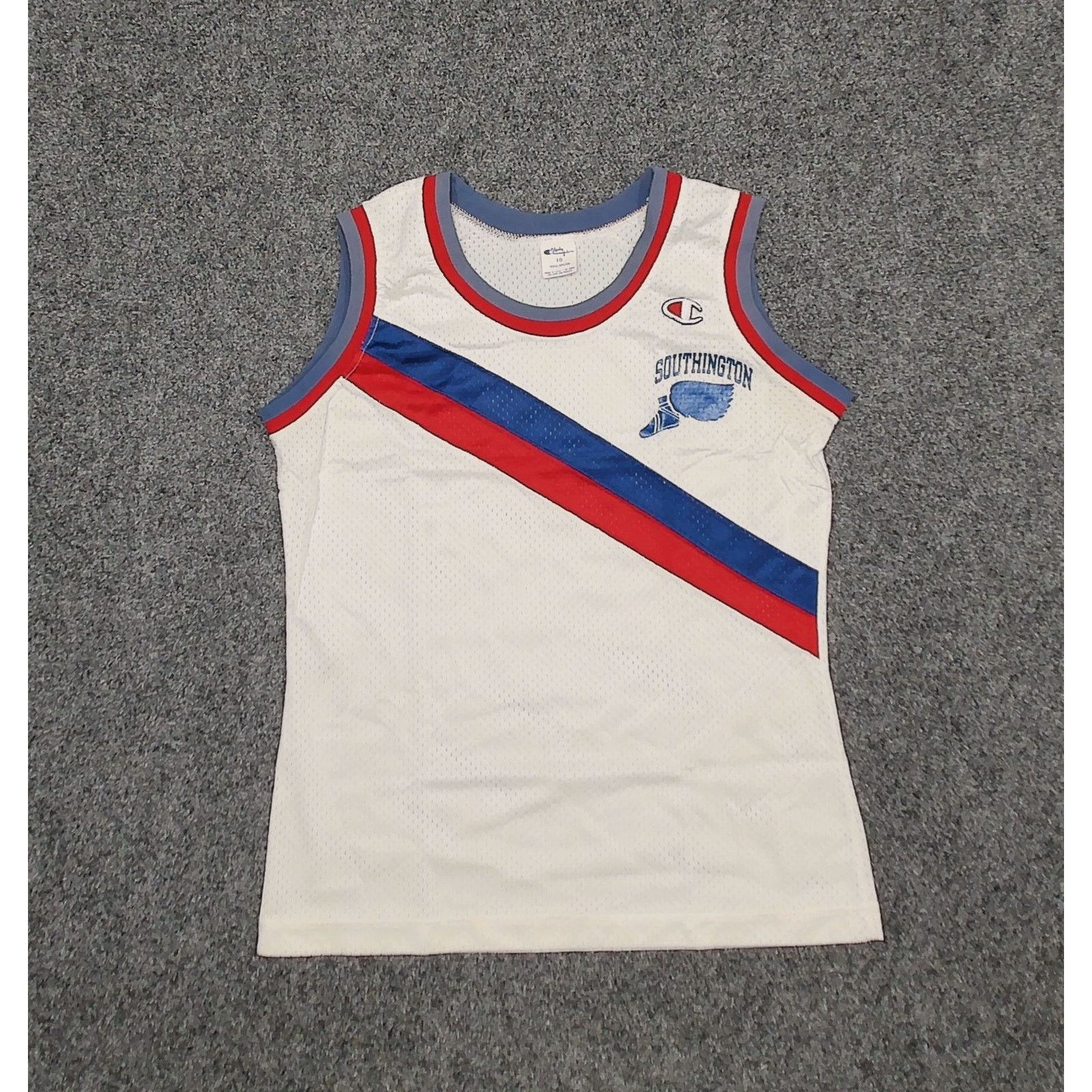 Champion Vintage Champion 80s Southington Track Jersey Winged Foot Size M / US 6-8 / IT 42-44 - 3 Thumbnail