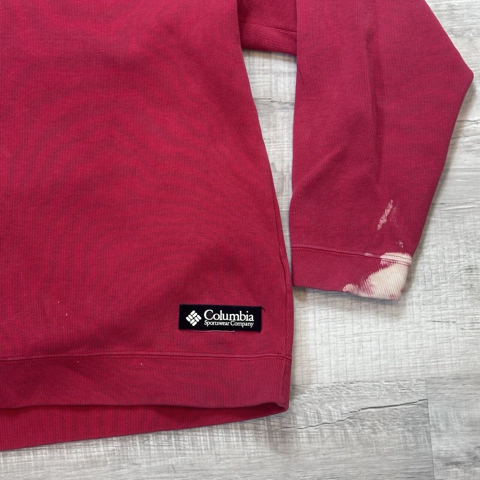Columbia × Vintage Vtg 90s Columbia Mens Spell Out HeavyweightHalf Zip Pullover Size US L / EU 52-54 / 3 - 4 Thumbnail