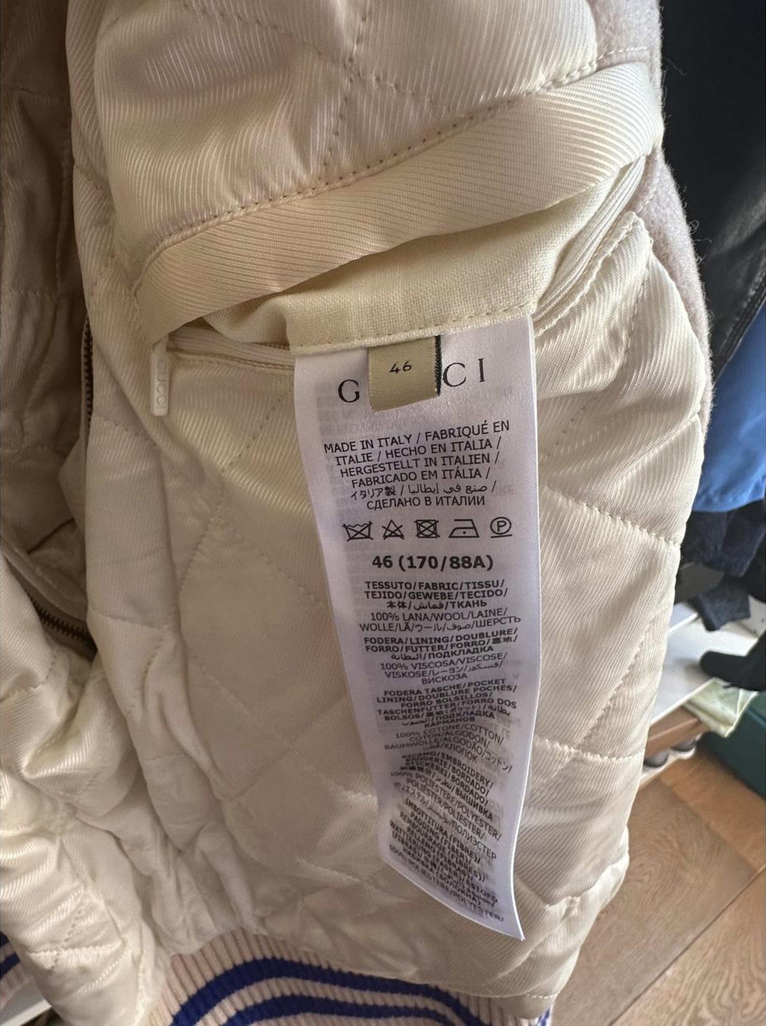 Gucci Cucci wool bomber M Beige Size US M / EU 48-50 / 2 - 14 Thumbnail
