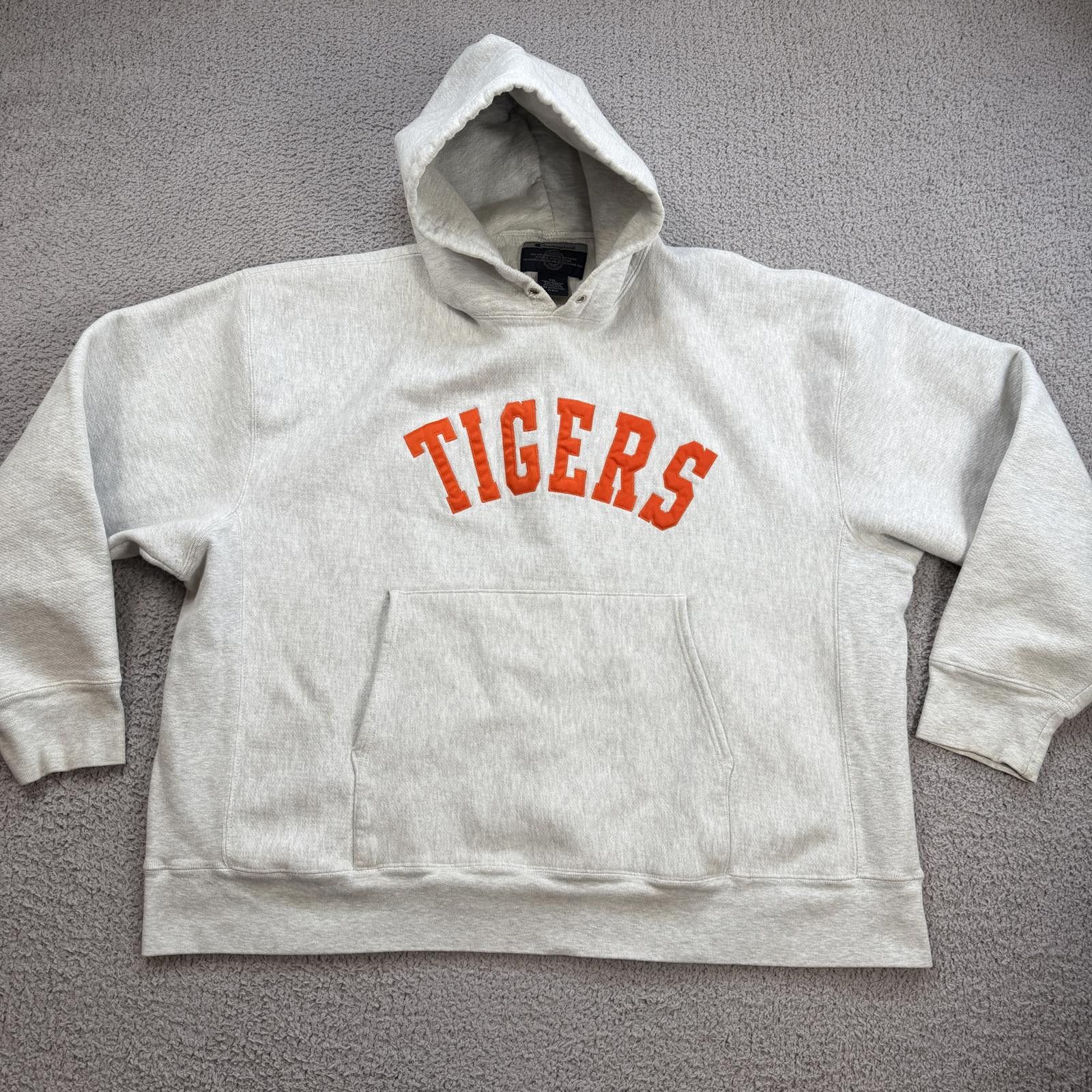Champion Champion Auburn Tigers Hoodie Sweatshirt XXL Cream Orange Size US XXL / EU 58 / 5 - 1 Thumbnail