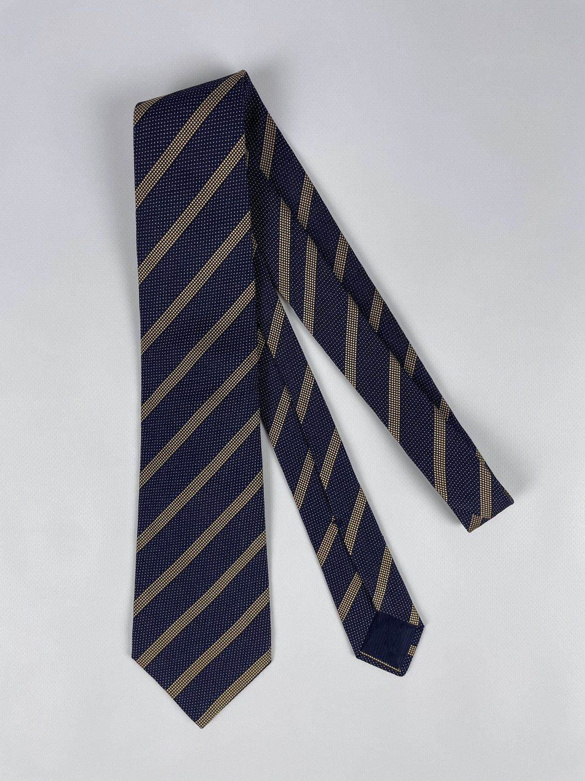 Kiton Kiton Napoli Striped Silk Tie Size ONE SIZE - 1 Thumbnail