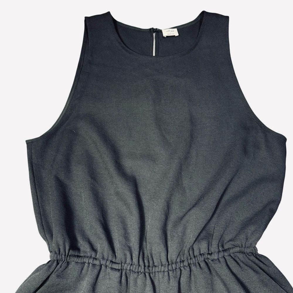 Aritzia Wilfred Aritzia Rive Black Sleeveless Shorts Romper Size L Size 36" / US 14 / IT 50 - 4 Thumbnail