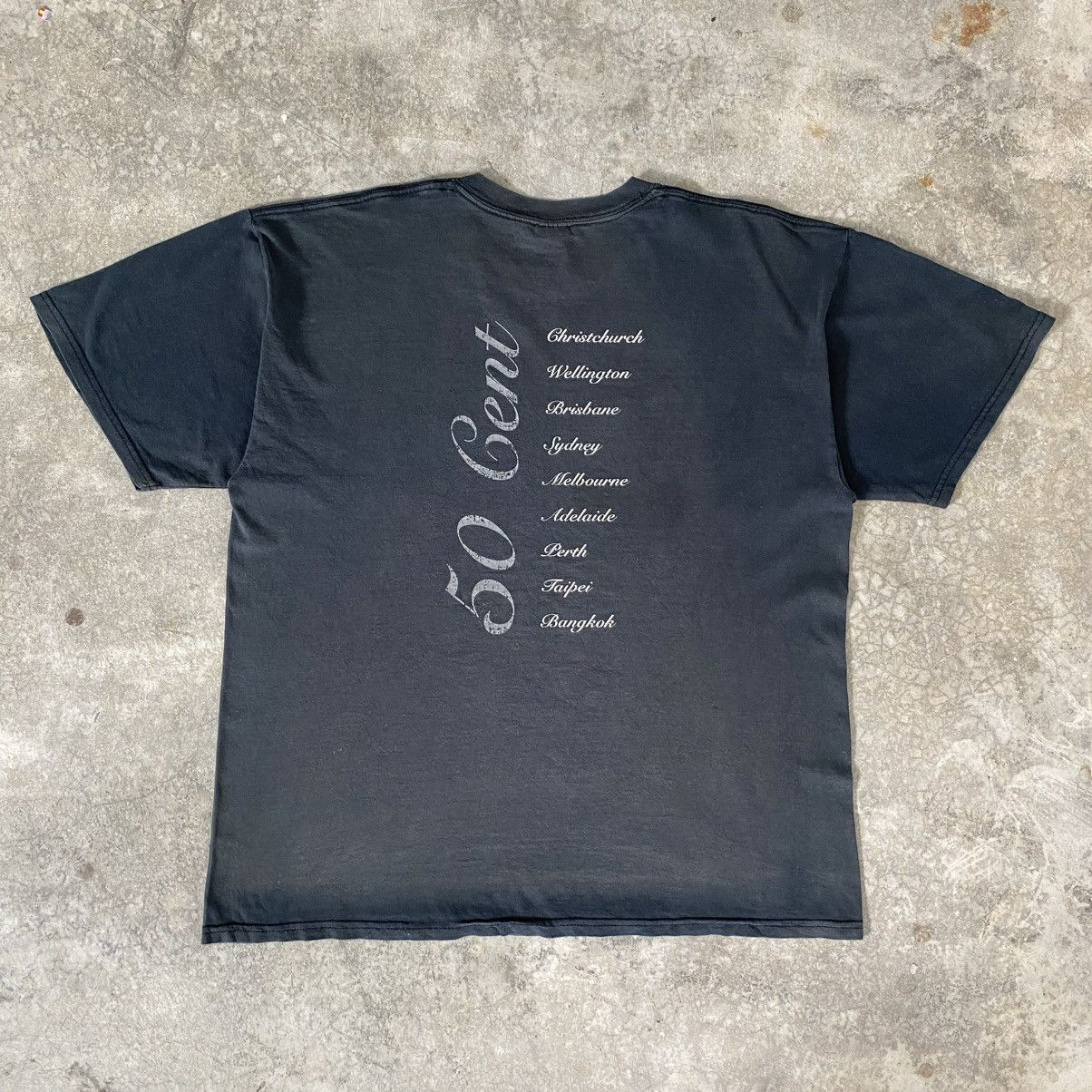 Rap Tees Vintage 2000’s G-Unit 50 cent Sun Faded Tour Promo Rap Tee Size US XL / EU 56 / 4 - 10 Thumbnail
