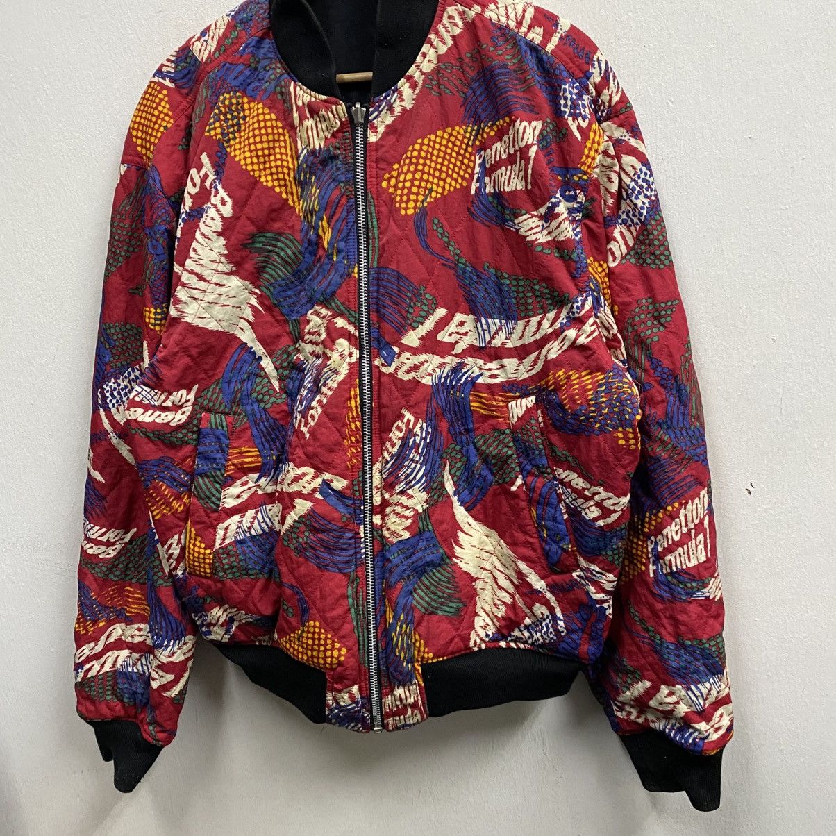 Benetton Vintage Benetton Formula 1 Reversible Racing Jacket Size US M / EU 48-50 / 2 - 6 Thumbnail