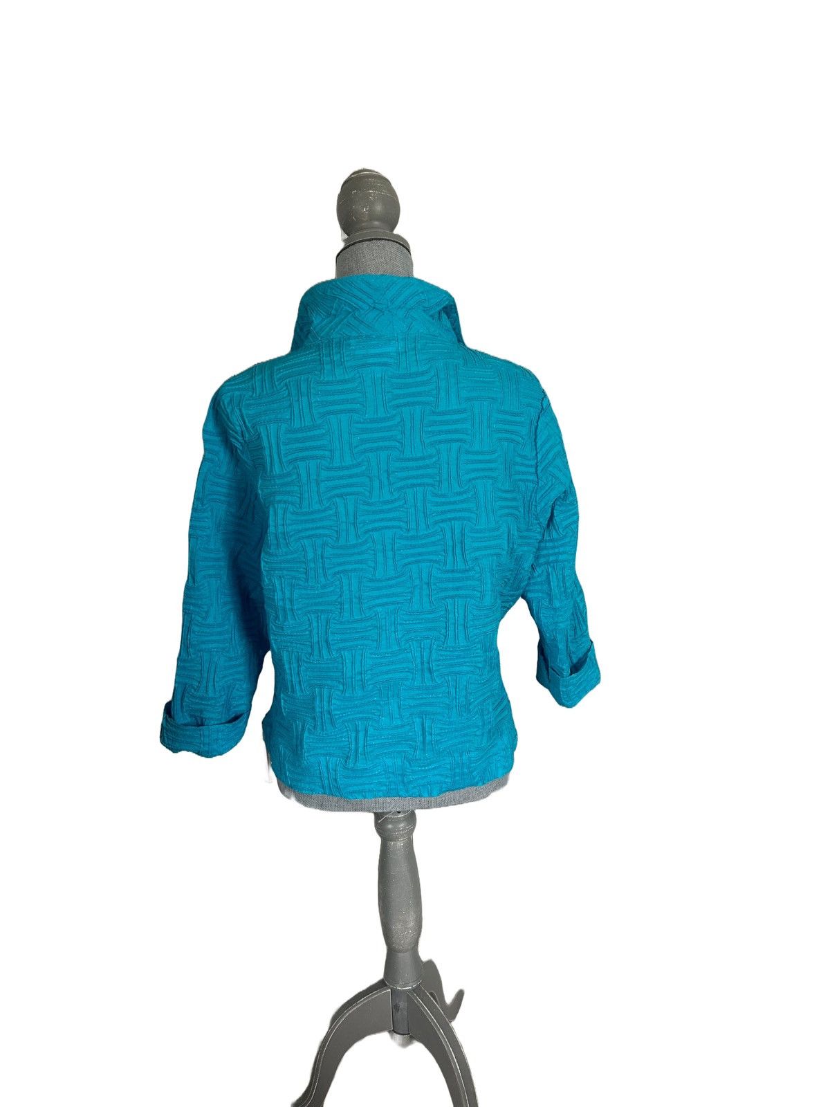 Other Great Cavalier by St Paul Turquoise Jacket/Button Down Shirt Size L / US 10 / IT 46 - 2 Thumbnail