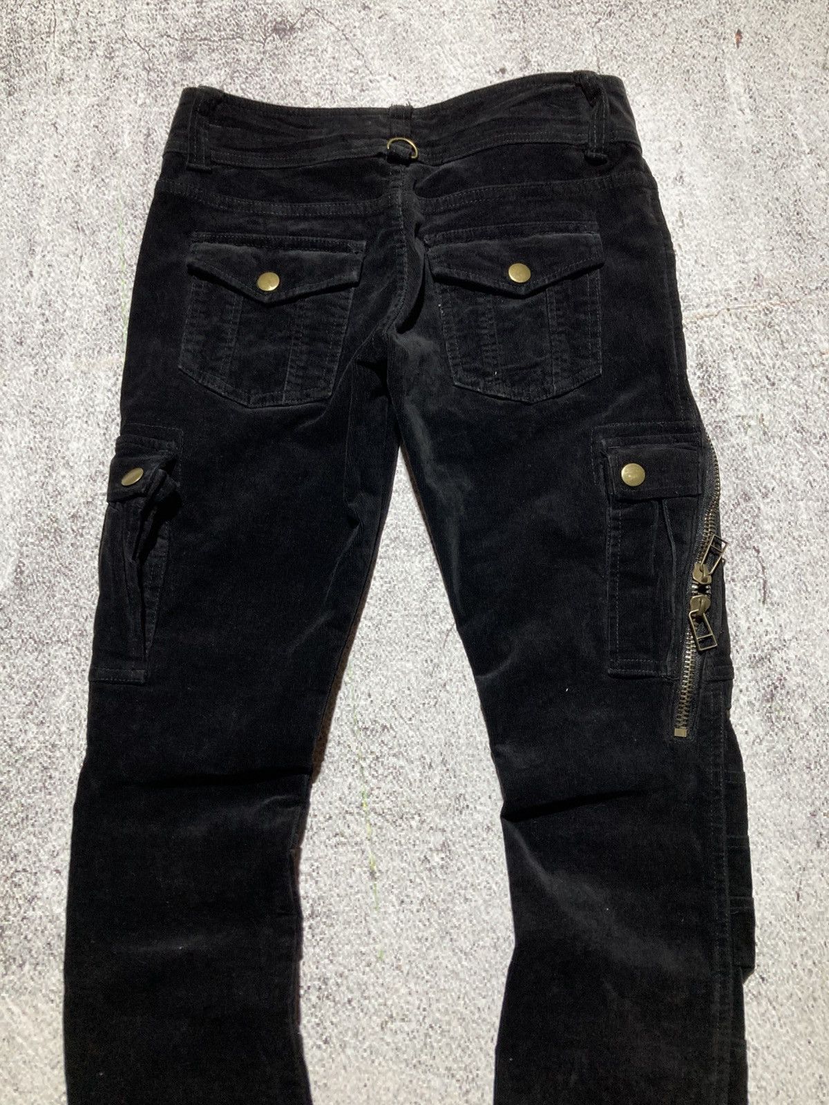 Japanese Brand 2000s Manies Corduroy Anarchy Punk Vkei Lgb Style Pants Size US 28 / EU 44 - 2 Thumbnail