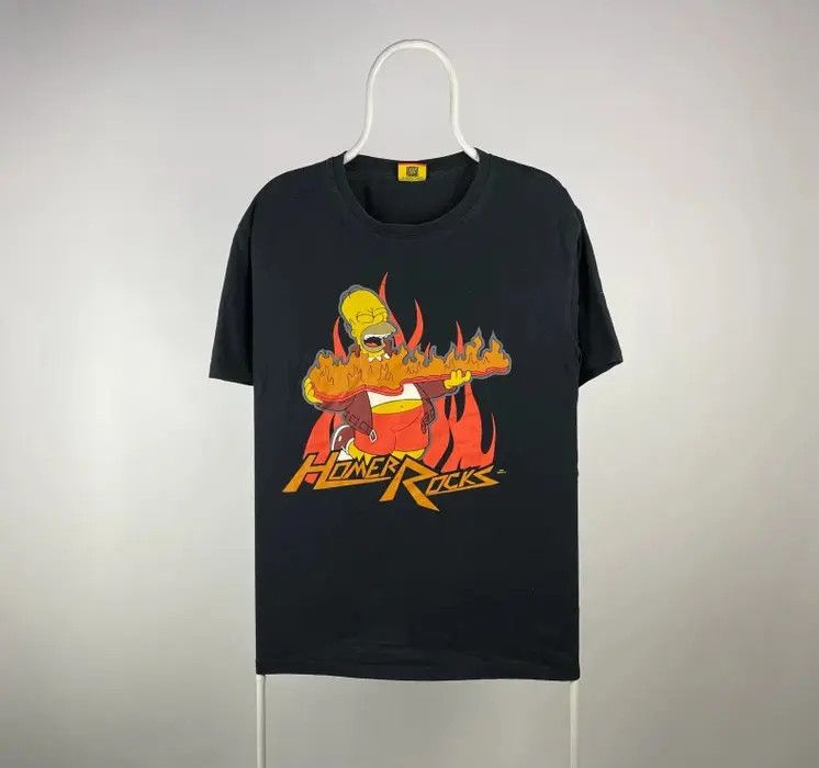 The Simpsons The Simpson T-shirt movie anima rock tee size Large black Size US L / EU 52-54 / 3 - 1 Thumbnail