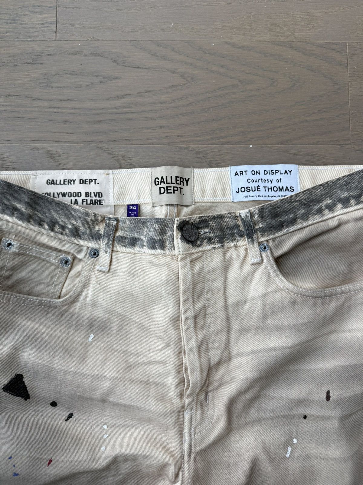 Gallery Dept. Gallery Dept. Hollywood Blv LA Flared Jeans Size US 34 / EU 50 - 3 Thumbnail