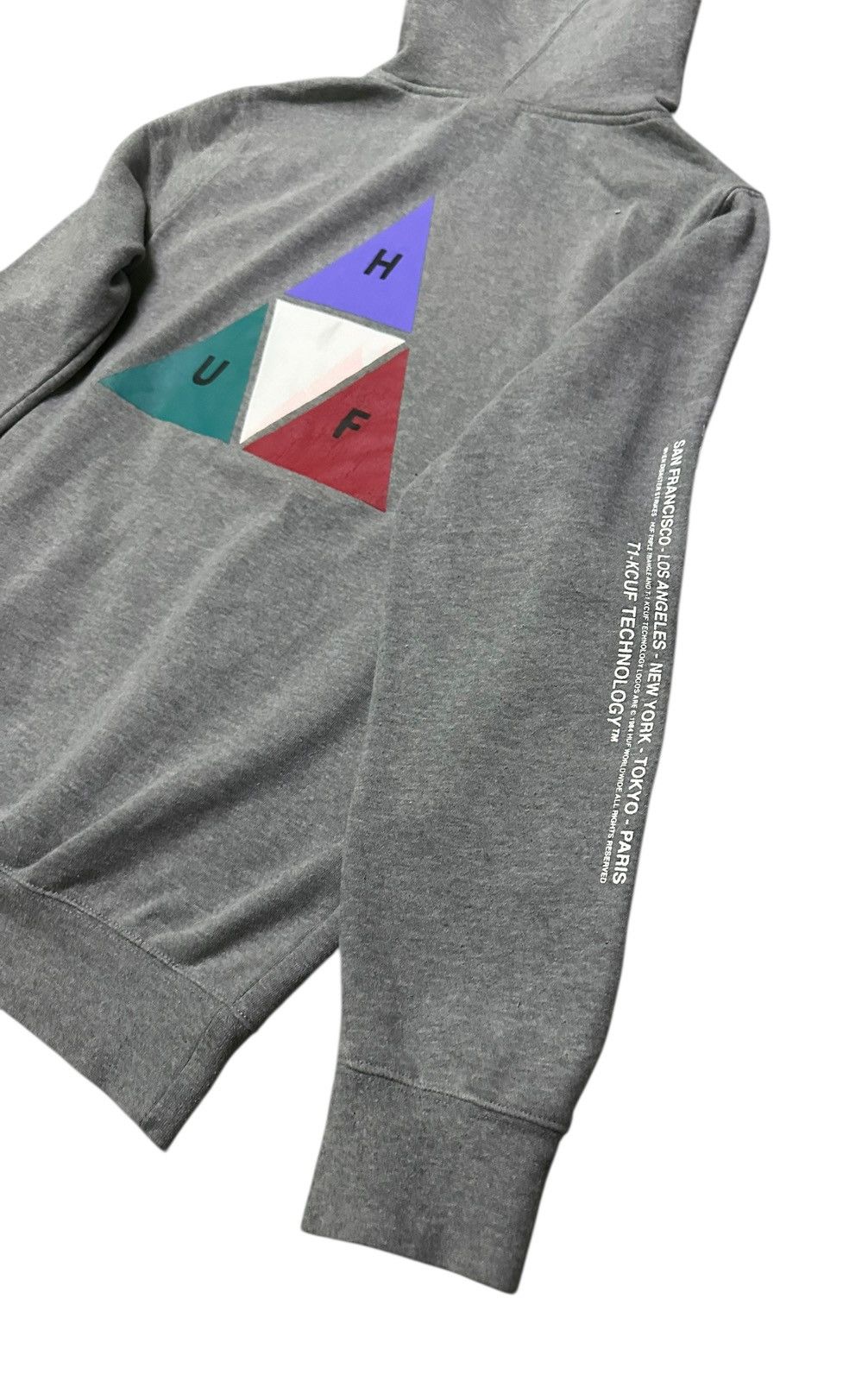 Huf HUF men’s Prism TT pullover hoodie backhit Size US L / EU 52-54 / 3 - 6 Thumbnail