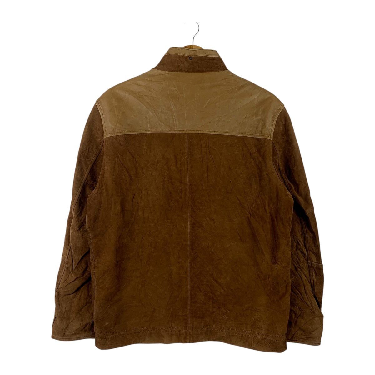 Vintage A JESDANI Italian Designer Brown Fleece Bomber Jacket Size US L / EU 52-54 / 3 - 2 Thumbnail