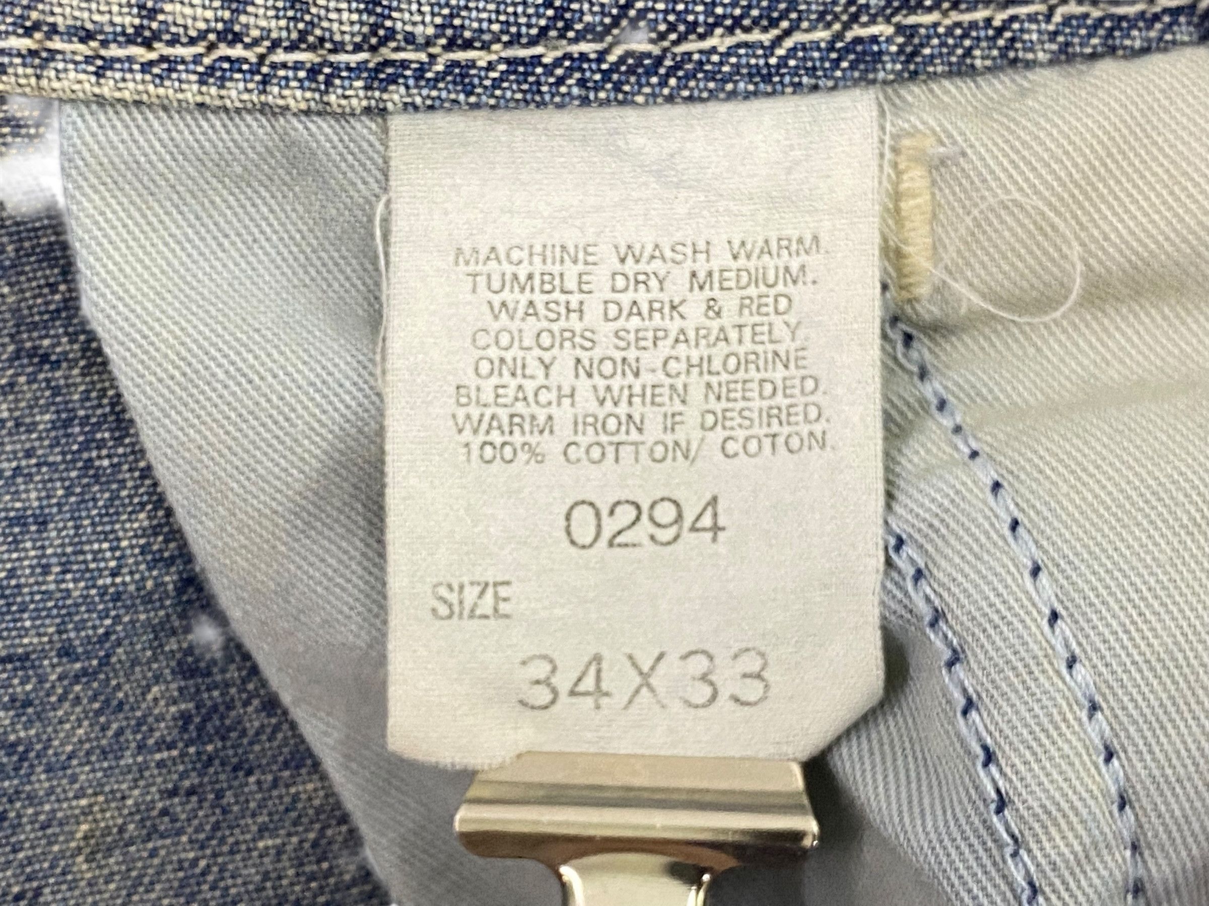 Lee Lee Bib Overalls Workwear Jeans New Age Cowboy Size US 30 / EU 46 - 10 Thumbnail