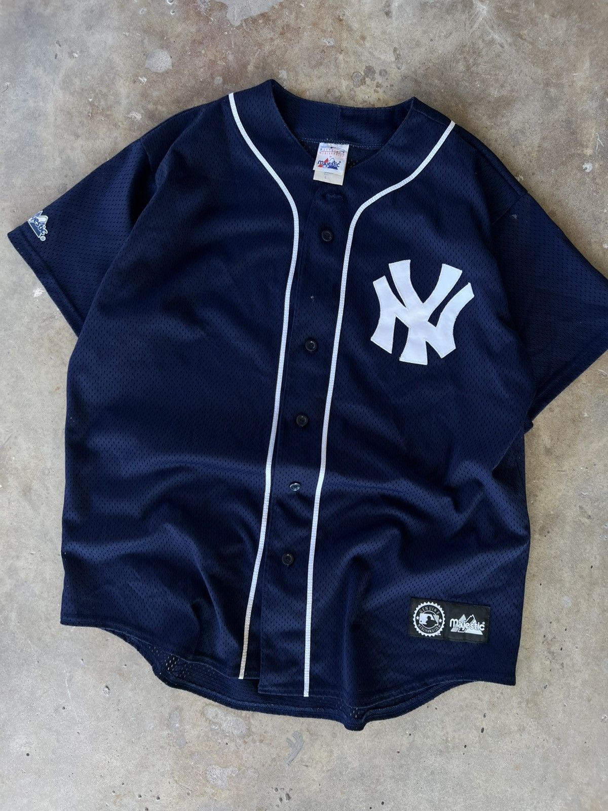 Vintage Vintage MLB New York Yankees Baseball Jersey Size US L / EU 52-54 / 3 - 2 Thumbnail