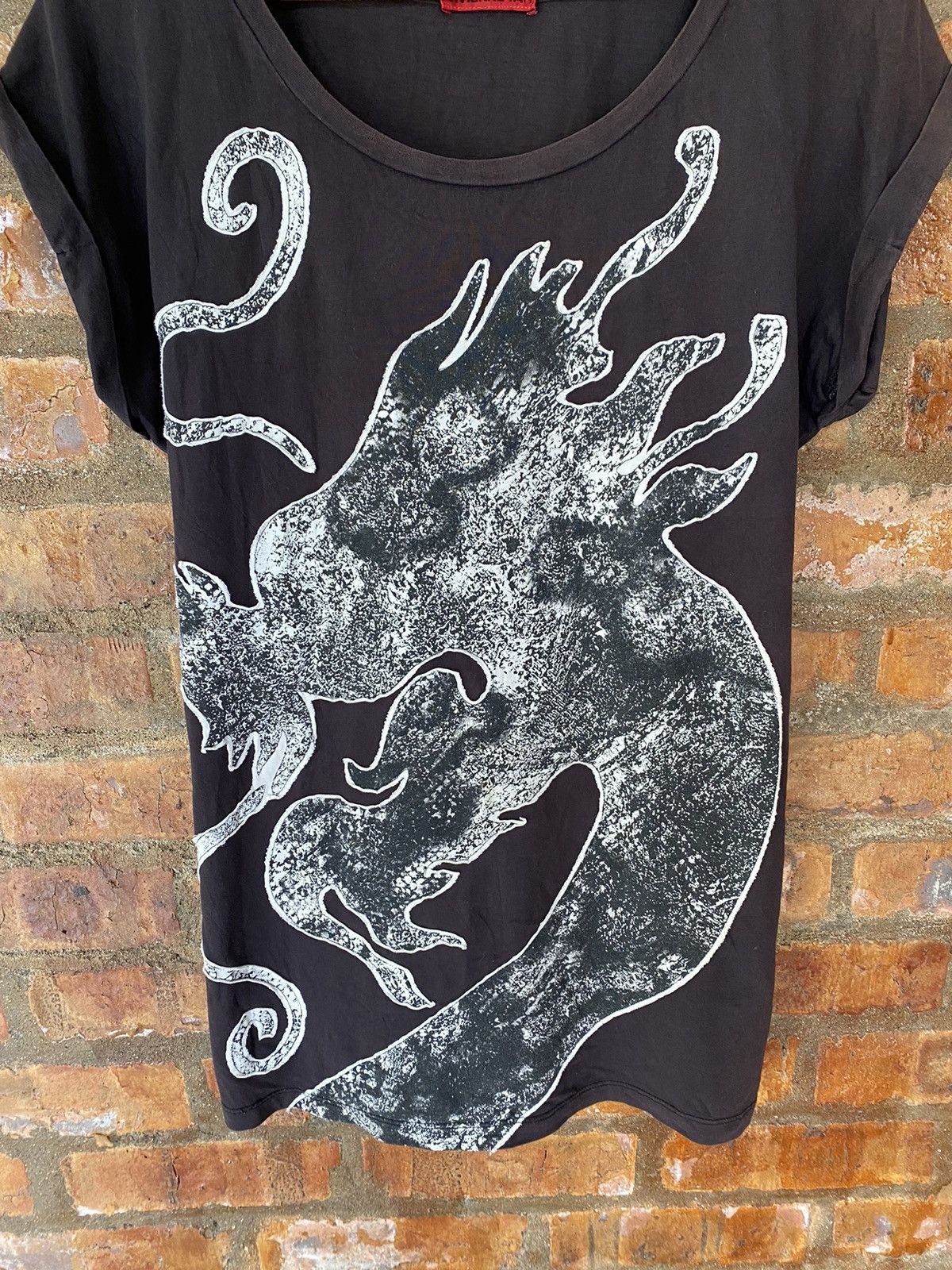 Vivienne Tam 1990s Vivienne TAM iconic Dragon tee Size L / US 10 / IT 46 - 4 Thumbnail