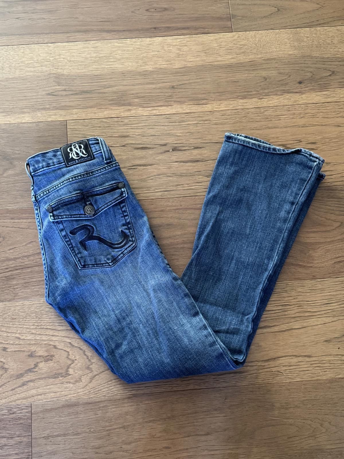 Rock & Republic Rock & Republic Blue Denim Jeans-Size 6 Size 28" / US 6 / IT 42 - 1 Thumbnail