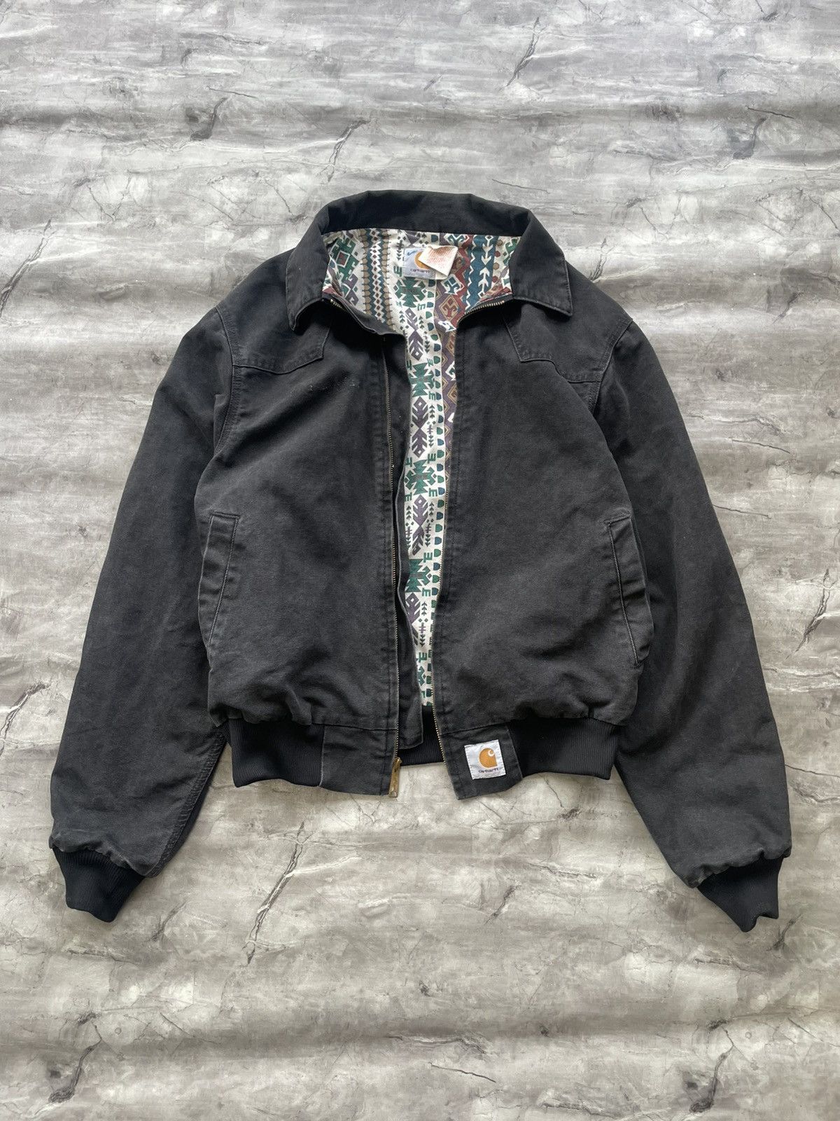 Carhartt × Streetwear × Vintage 90's Santa Fe Aztec Carhartt