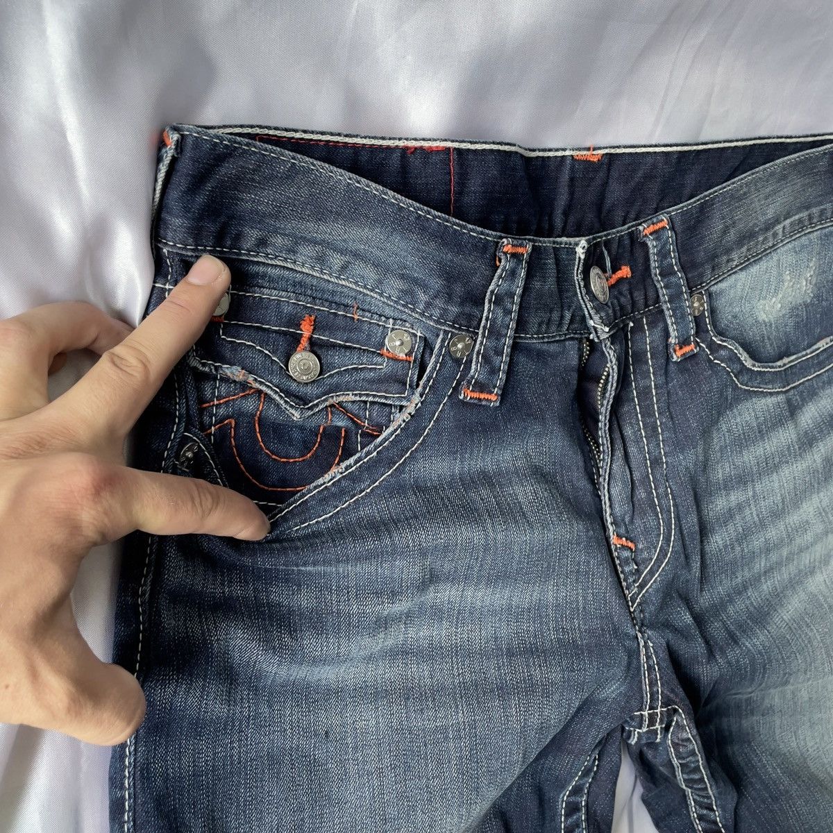 True Religion × Vintage True Religion Denim Straight 32 Size US 32 / EU 48 - 5 Thumbnail