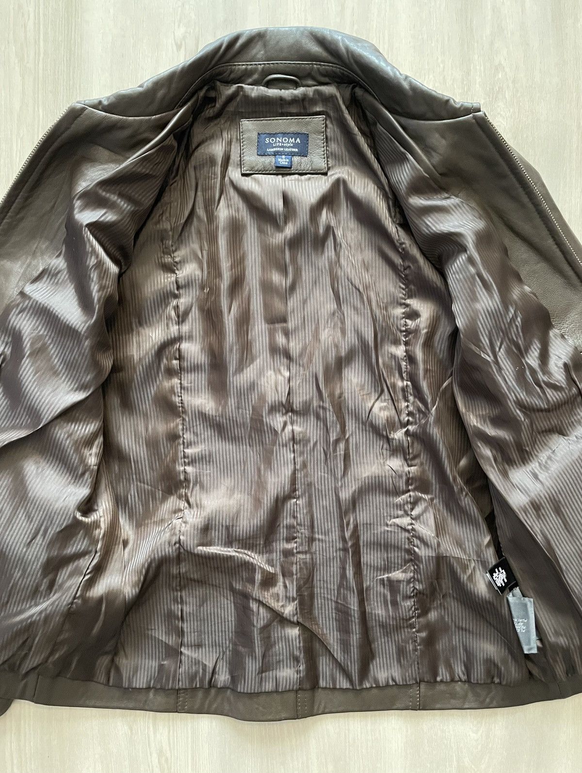 Sonoma Sonoma Lamb Skin Butter Soft Brown Leather Jacket- Small Size S / US 4 / IT 40 - 6 Thumbnail