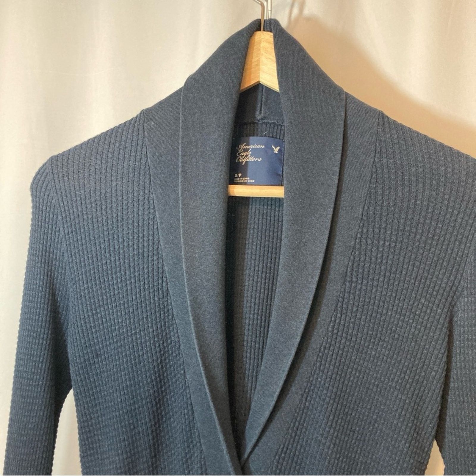 American Eagle Outfitters American Eagle Outfitters AEO Waffle Knit Cardigan Sweater Size S / US 4 / IT 40 - 6 Thumbnail