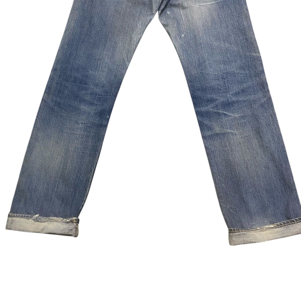 Denime ‼️LAST DROP‼️Denime Lot178 Selvedge Faded Distressed Denim Size US 31 - 6 Thumbnail