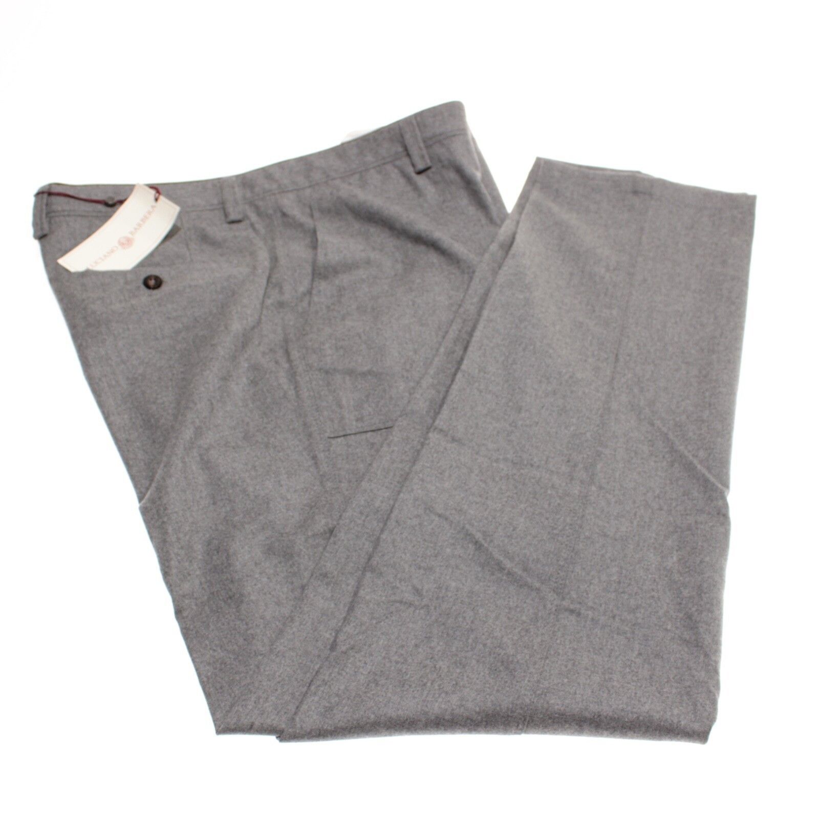 Luciano Barbera Luciano Barbera New with tags Dress Pants Size 34 US In Gray Size US 34 / EU 50 - 2 Thumbnail