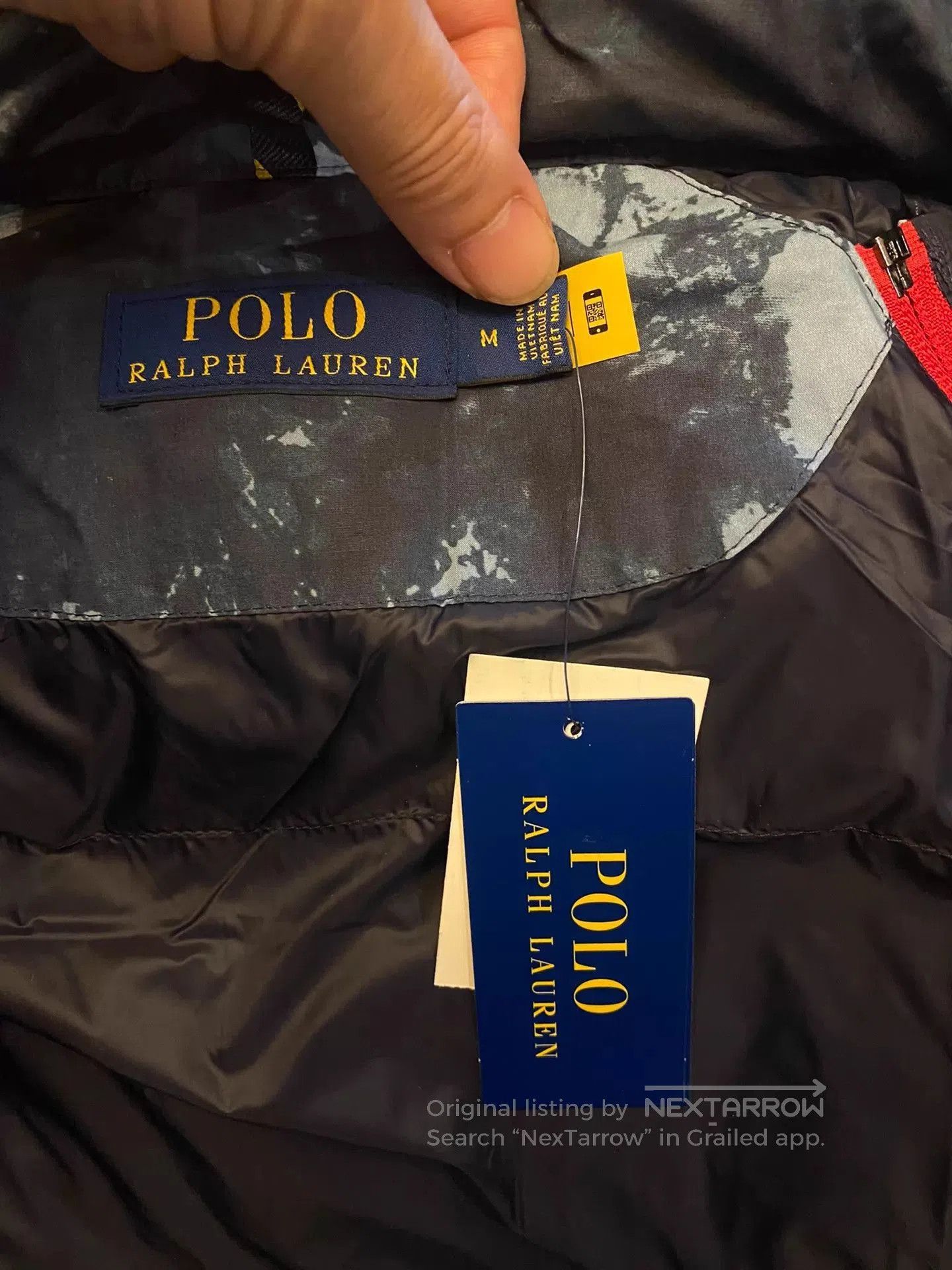 RRL Ralph Lauren Multi Colored Hooded Puffer Jacket Size M. Size US M / EU 48-50 / 2 - 6 Thumbnail
