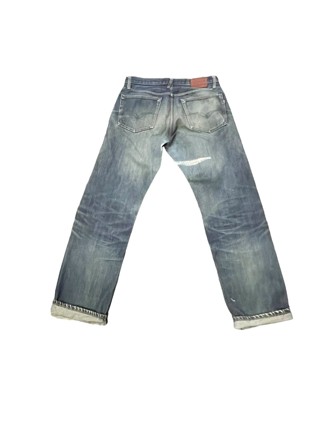 Japanese Brand × Vintage Vintage Blue Way Selvedge Distresed Denim Size US 33 - 9 Thumbnail