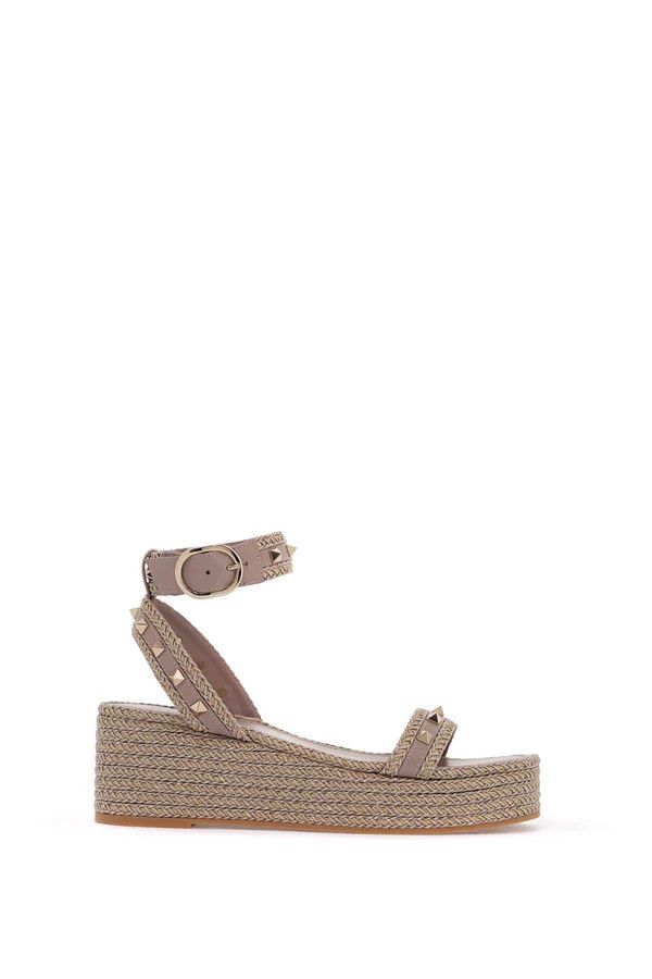 Valentino o1s22i1n0924 Flatform Espadrille Sandals in Neutro Size US 11 / IT 41 - 1 Thumbnail