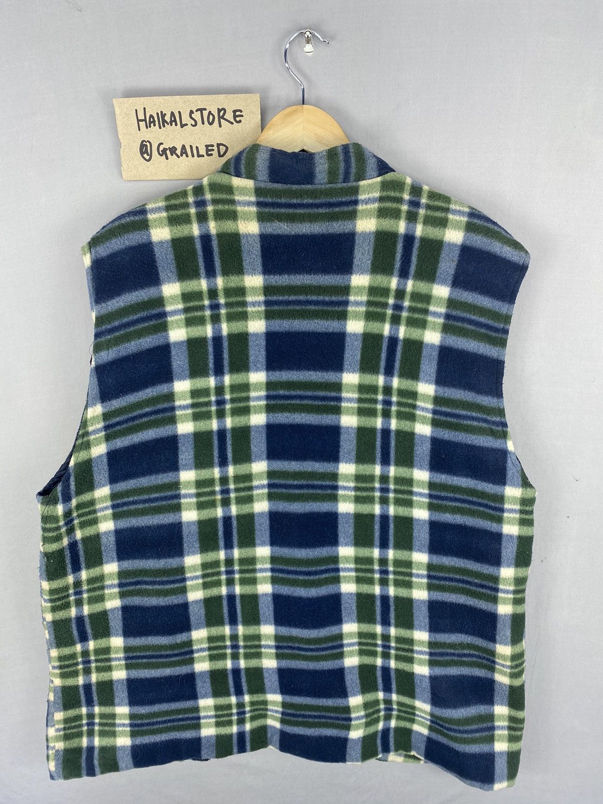 Designer Vintage Japanese Kimono Tartan Check Wool Jacket By Hanten Size US M / EU 48-50 / 2 - 4 Thumbnail