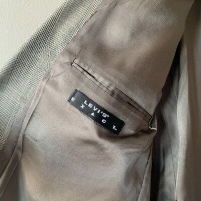 Levi's Vintage Levi's Exact Jacket Men's Size 44L Blazer Checked Sp Size 44L - 3 Thumbnail