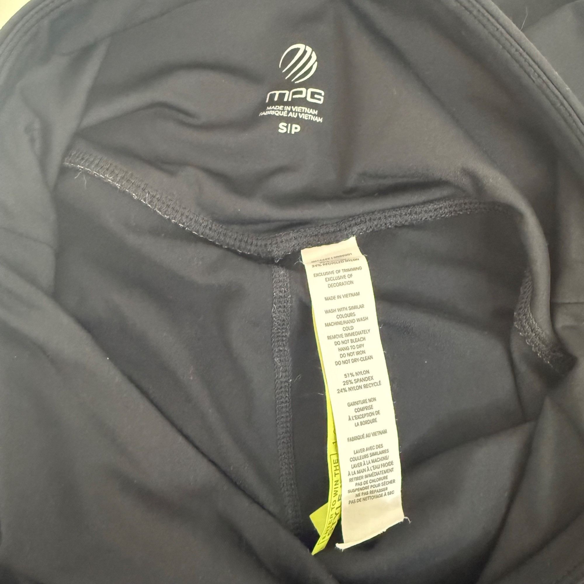 Other MPG Womens High-Waisted Black Leggings W/ Side Pockets Size Size 27" / US 4 / IT 40 - 5 Thumbnail