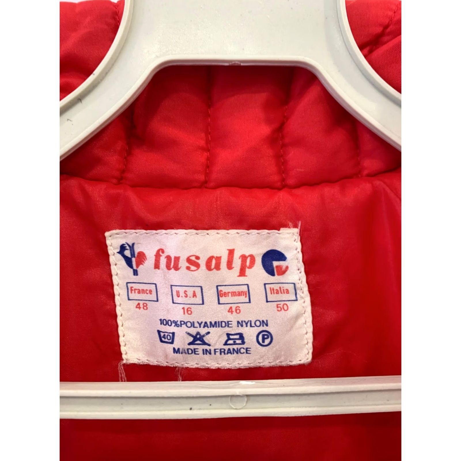 Fusalp VINTAGE Fusalp Ski Jacket Red White Nylon Puffer Winter Coat Womens S #157 Jacket Size S / US 4 / IT 40 - 3 Thumbnail