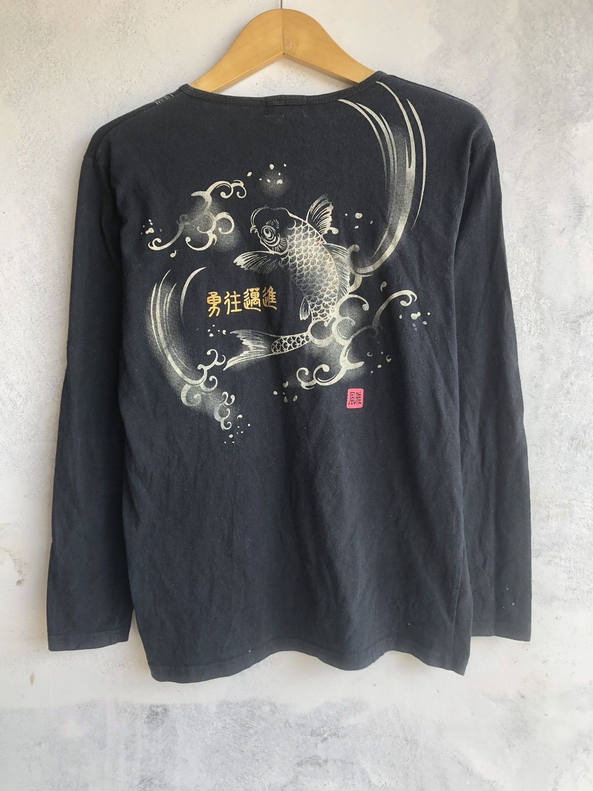 Hysteric Glamour JAPANESE Gothic Poem LongSleeve Sukajan Style Size US M / EU 48-50 / 2 - 3 Thumbnail