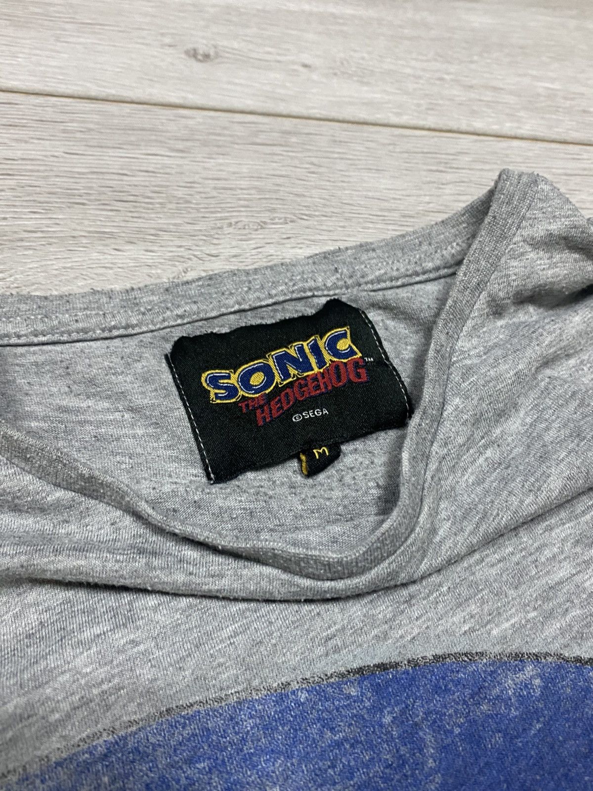Vintage Sonic Hedgehog Sega mega drive big print t-shirt Size US S / EU 44-46 / 1 - 3 Thumbnail