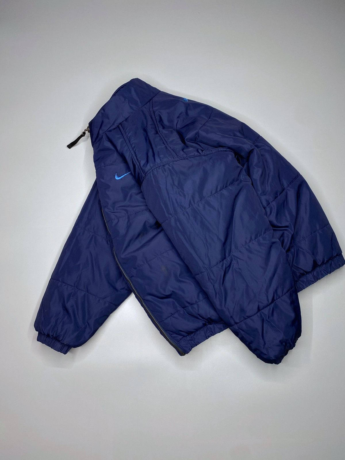 Nike Vintage 90’s Nike Y2k Nylon Reversible Puffer Down Jacket Size US S / EU 44-46 / 1 - 2 Thumbnail