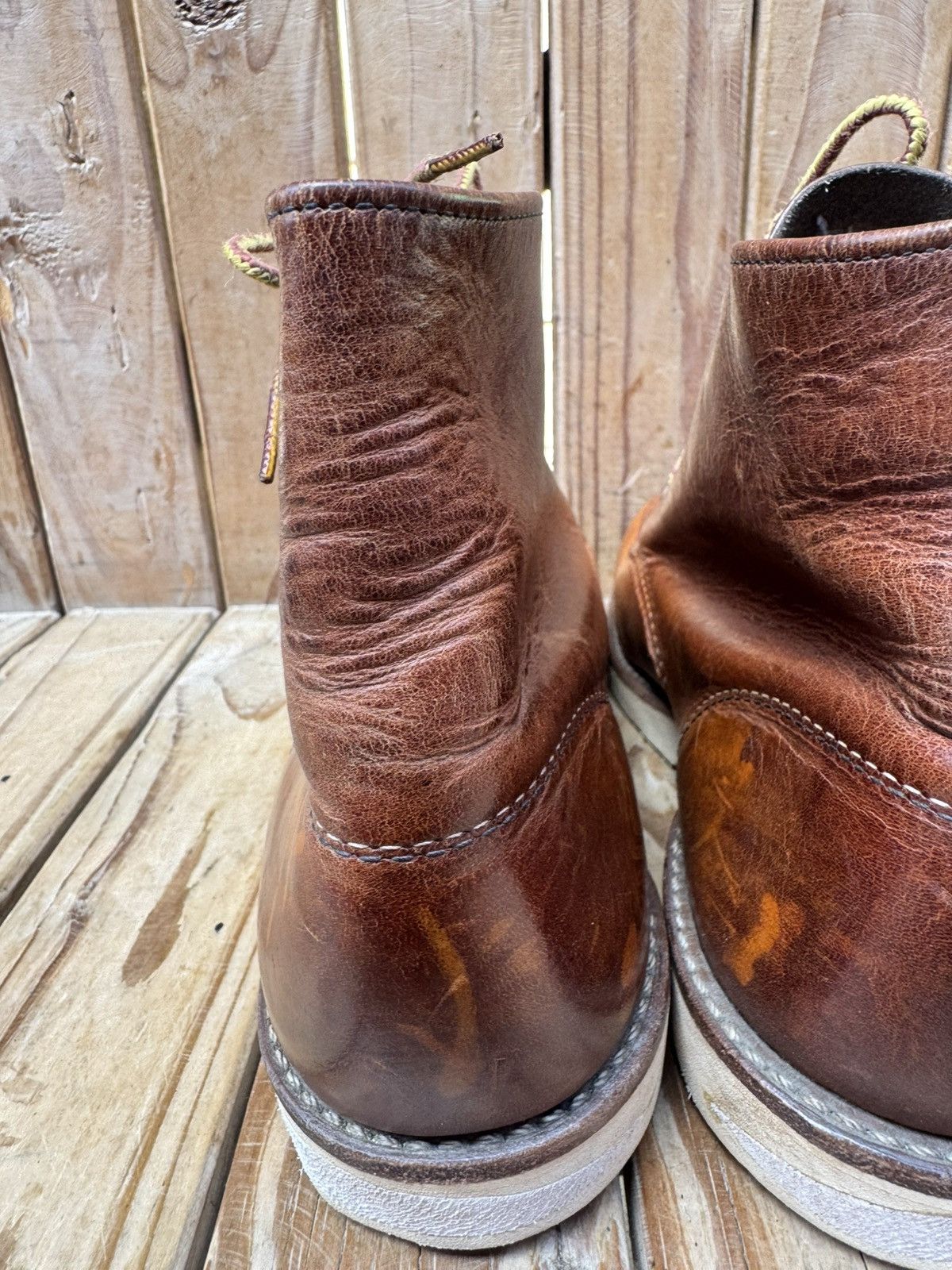 Red Wing Red Wing 9111 Chukka Brown leather boots EUR 41.5 UK 7.5 Size US 8.5 / EU 41-42 - 20 Thumbnail