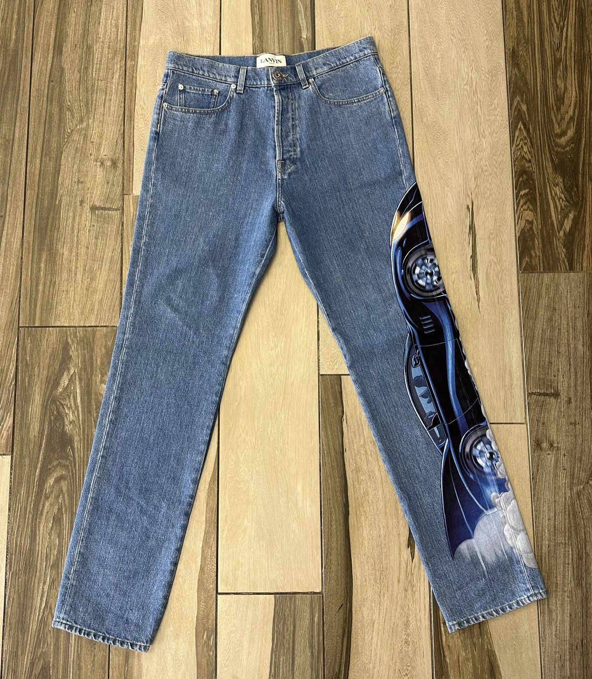Lanvin Lavin X DC COMICS Batmobile jeans Size US 32 / EU 48 - 8 Thumbnail