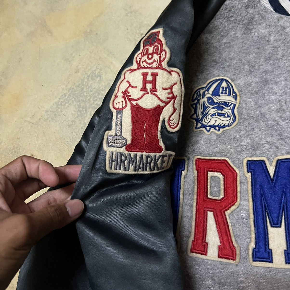 Japanese Brand Vintage HR Market Distressed Varsity Jacket Size US S / EU 44-46 / 1 - 10 Thumbnail