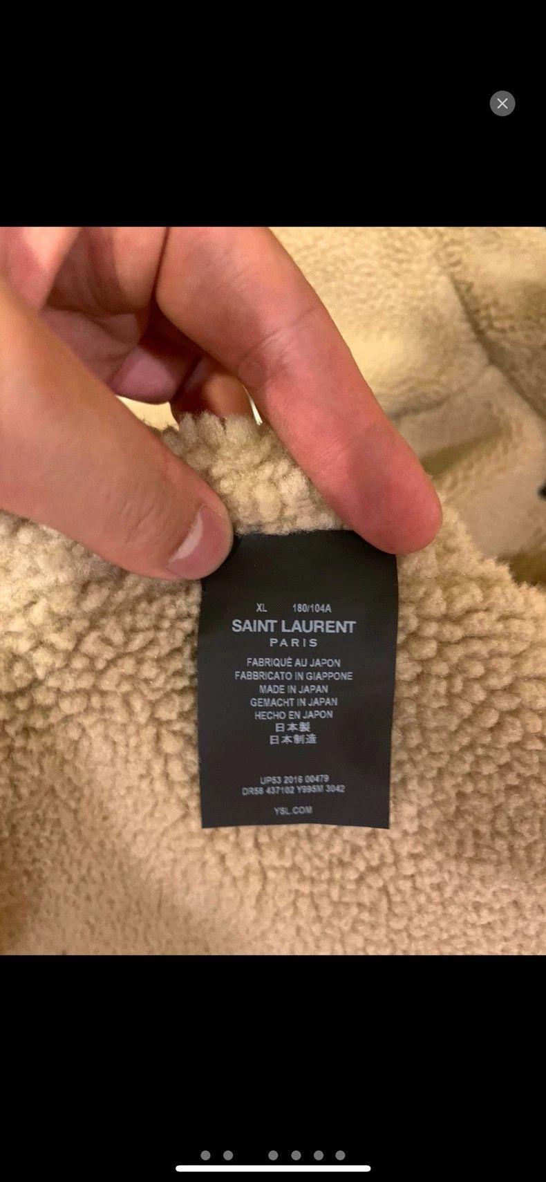 Saint Laurent Paris saint Laurent parisArmy green lambswool coat 2503-Nextarro Size US XL / EU 56 / 4 - 3 Thumbnail
