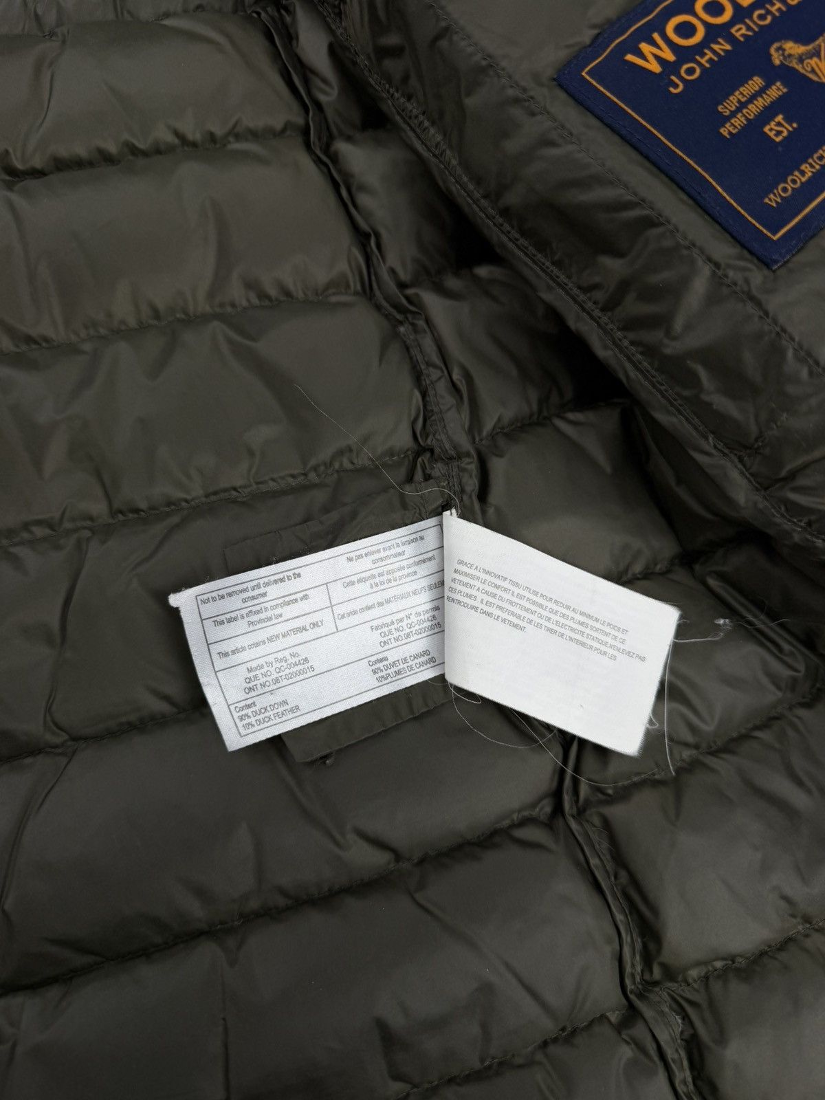 Woolrich Woolen Mills Women’s Woolrich Ramar Cloth Hooded Parka Jacket Olive M Size M / US 6-8 / IT 42-44 - 17 Thumbnail